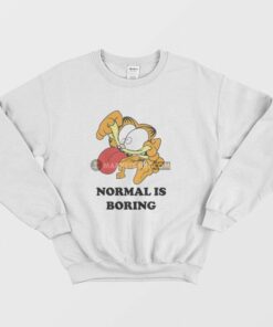 Garfield Normal Is Boring Sweatshirt 2