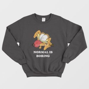 Garfield Normal Is Boring Sweatshirt 3