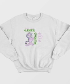 Garfield Yeah Im Gamer Sweatshirt 1