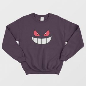 Gengar Face Funny Sweatshirt