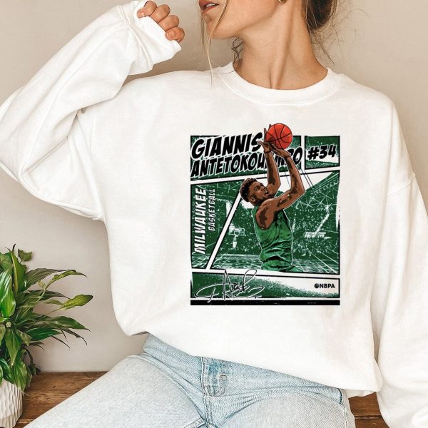 Giannis Antetokounmpo Comic Sweatshirt