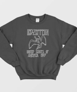 Gildan Led Zeppelin United States of America 1977 Sweatshirt 1