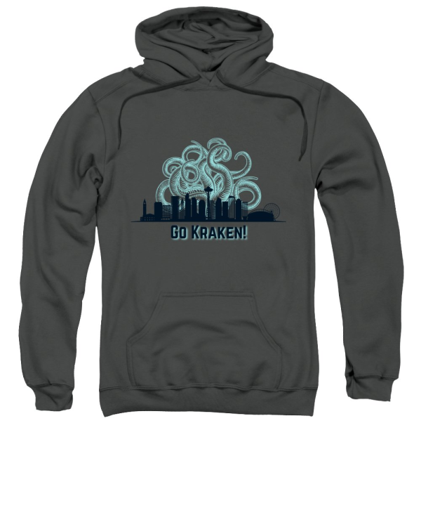 Go Seattle Kraken Tentacles Over The City Hoodie