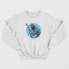 Godzilla Playing Guitar Cool Sweatshirt