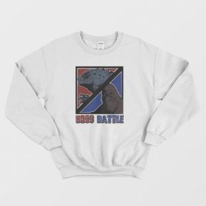 Godzilla vs King Kong Boss Battle Monster Sweatshirt