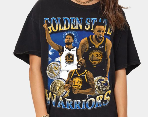 Golden State Warriors Rap Hip Hop Bootleg Style New Black Unisex T Shirt