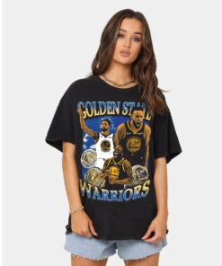 Golden State Warriors Rap Hip Hop Bootleg Style New Black Unisex T Shirt 2
