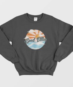 Good Vibe Beach Summer Vintage Sweatshirt 1 Good Vibe Beach Summer Vintage Sweatshirt 2