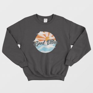 Good Vibe Beach Summer Vintage Sweatshirt