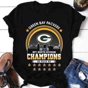 Green Bay Packers 2021 NFC Go Pack Shirt 3