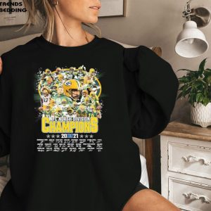 Green Bay Packers Teams NFC North Division Champions 2021 Signatures Sweatshirt