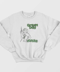 Green Day Kerplunk Flower Sweatshirt 1