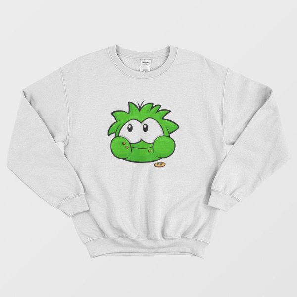 Green Puffles Club Penguin Sweatshirt