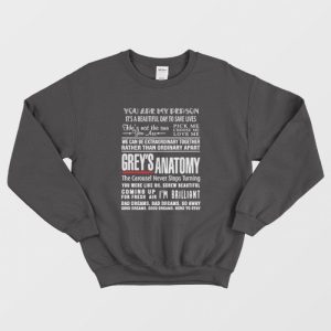 Greys Anatomy Quote You’re My Person Sweatshirt