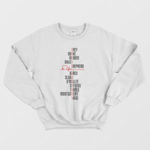 Grey’s Anatomy Squad Names Sweatshirt