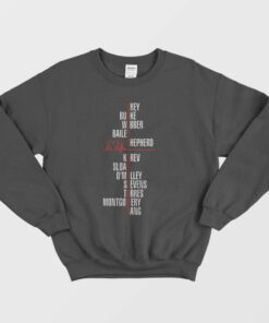Greys Anatomy Squad Names Sweatshirt 3