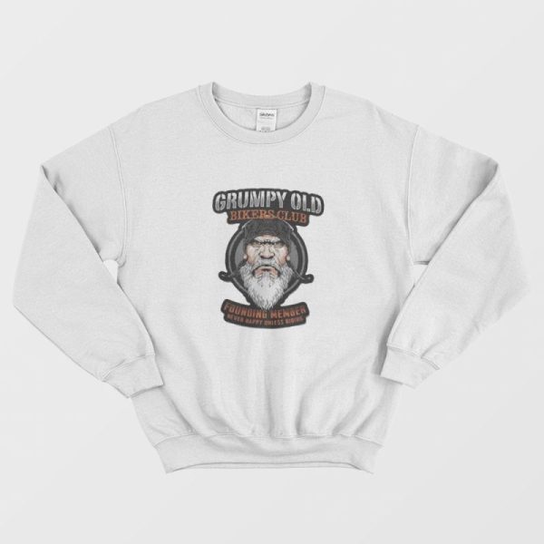 Grumpy Old Bikers Club Founding Member Sweatshirt