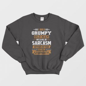 Grumpy Old Man Vintage Sweatshirt