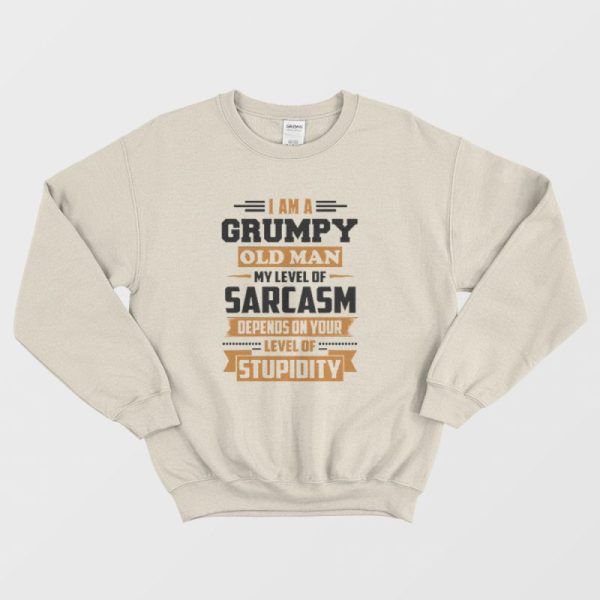 Grumpy Old Man Vintage Sweatshirt