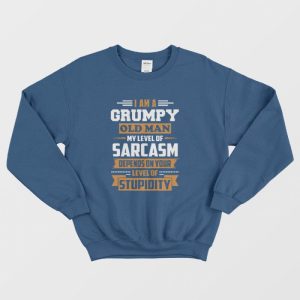 Grumpy Old Man Vintage Sweatshirt 3