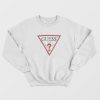 Guess X Asap Rocky White Classic Logo Sweatshirt