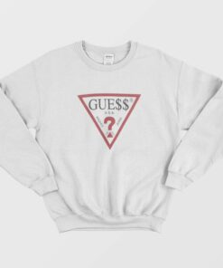 Guess X Asap Rocky White Classic Logo Sweatshirt 1
