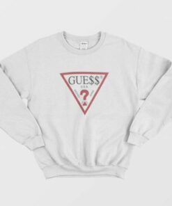 Guess X Asap Rocky White Classic Logo Sweatshirt 2