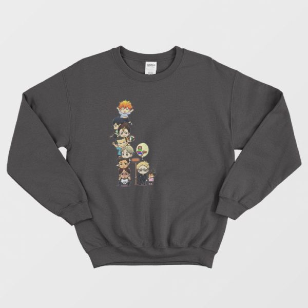 Haikyuu Chibi Sweatshirt