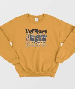 Haikyuu Karasuno Sweatshirt 1 Haikyuu Karasuno Sweatshirt 2