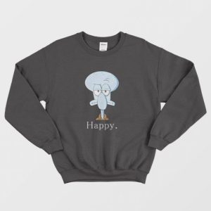 Happy Face Squidward Sweatshirt 3