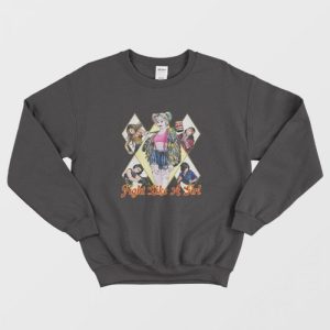 Harley Quinn Birds Of Prey Fight Like A Girl Sweatshirt