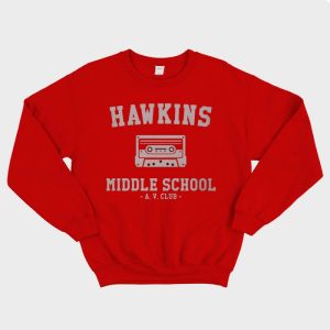 Hawkins middle school 2024 sweatshirt stranger things