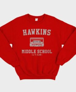 Hawkins Middle School AV Club Sweatshirt 2