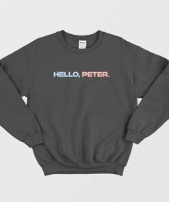 Hello Peter Sweatshirt Spiderman 1