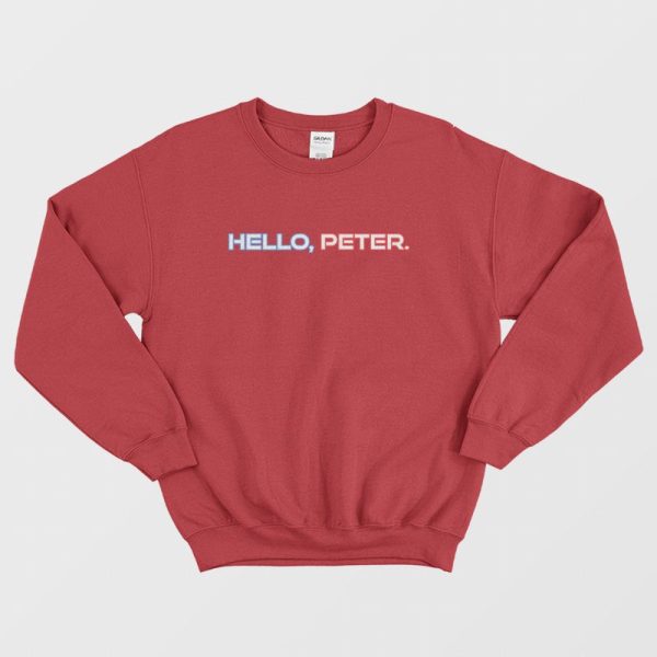 Hello Peter Sweatshirt Spiderman