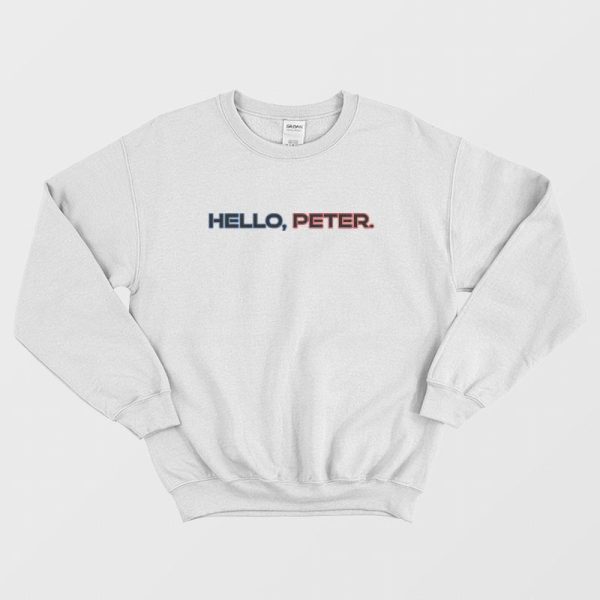 Hello Peter Sweatshirt Spiderman