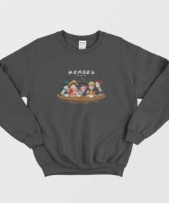Heroes Izuku Luffy Goku Naruto Tanjiro Sweatshirt 1
