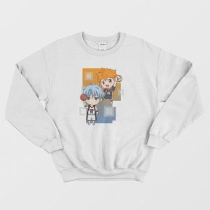 Hinata Shouyou X Kuroko Tetsuya Anime Chibi Sweatshirt