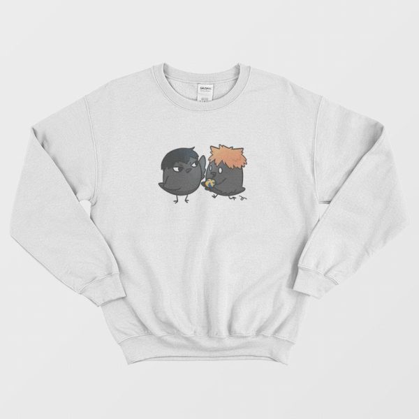 Hinata and Kageyama Crow Anime Haikyuu Sweatshirt