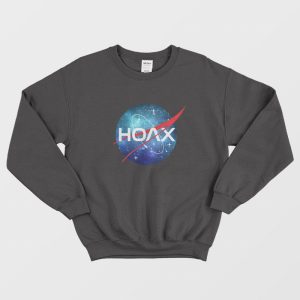 Hoax Nasa Parody Logo Sweatshirt