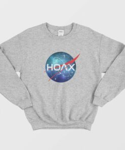 Hoax Nasa Parody Logo Sweatshirt 2