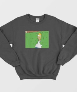 Homer Simpson Backing into Bushes Sweatshirt 3