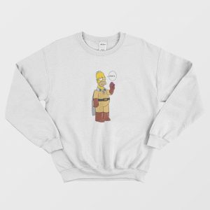 Homer Simpson Saitama One Punch Man Sweatshirt