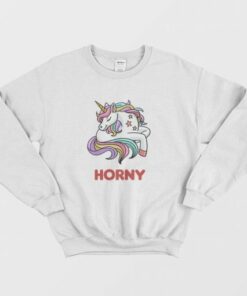 Horny Unicorn Funny Sweatshirt 3