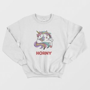 Horny Unicorn Funny Sweatshirt 3