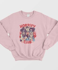 Horrify Club Horror Movies Halloween Sweatshirt 1 Horrify Club Horror Movies Halloween Sweatshirt 2