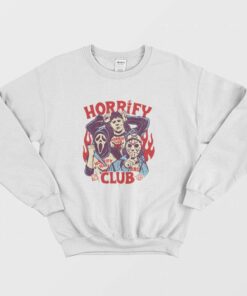 Horrify Club Horror Movies Halloween Sweatshirt 2 Horrify Club Horror Movies Halloween Sweatshirt 3