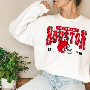 Houston Cougars Football Team Fan Sports Game Day Sweatshirt