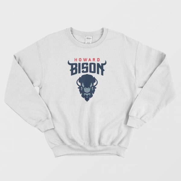 Howard Bison Logo Youth Sweatshirt