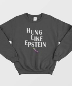 Hung Like Epstein Sweatshirt 1